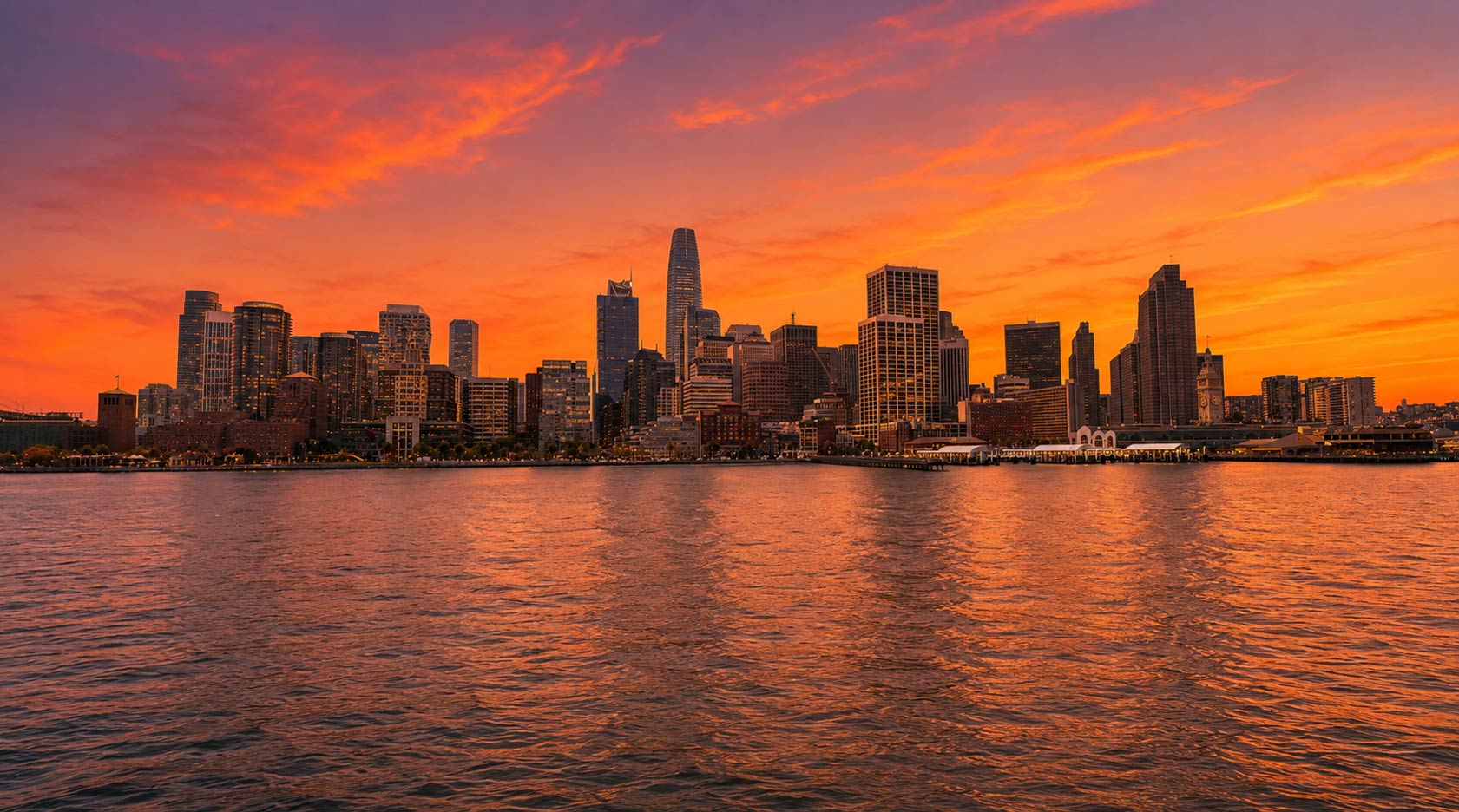 Golden hour cruise on San Francisco Bay